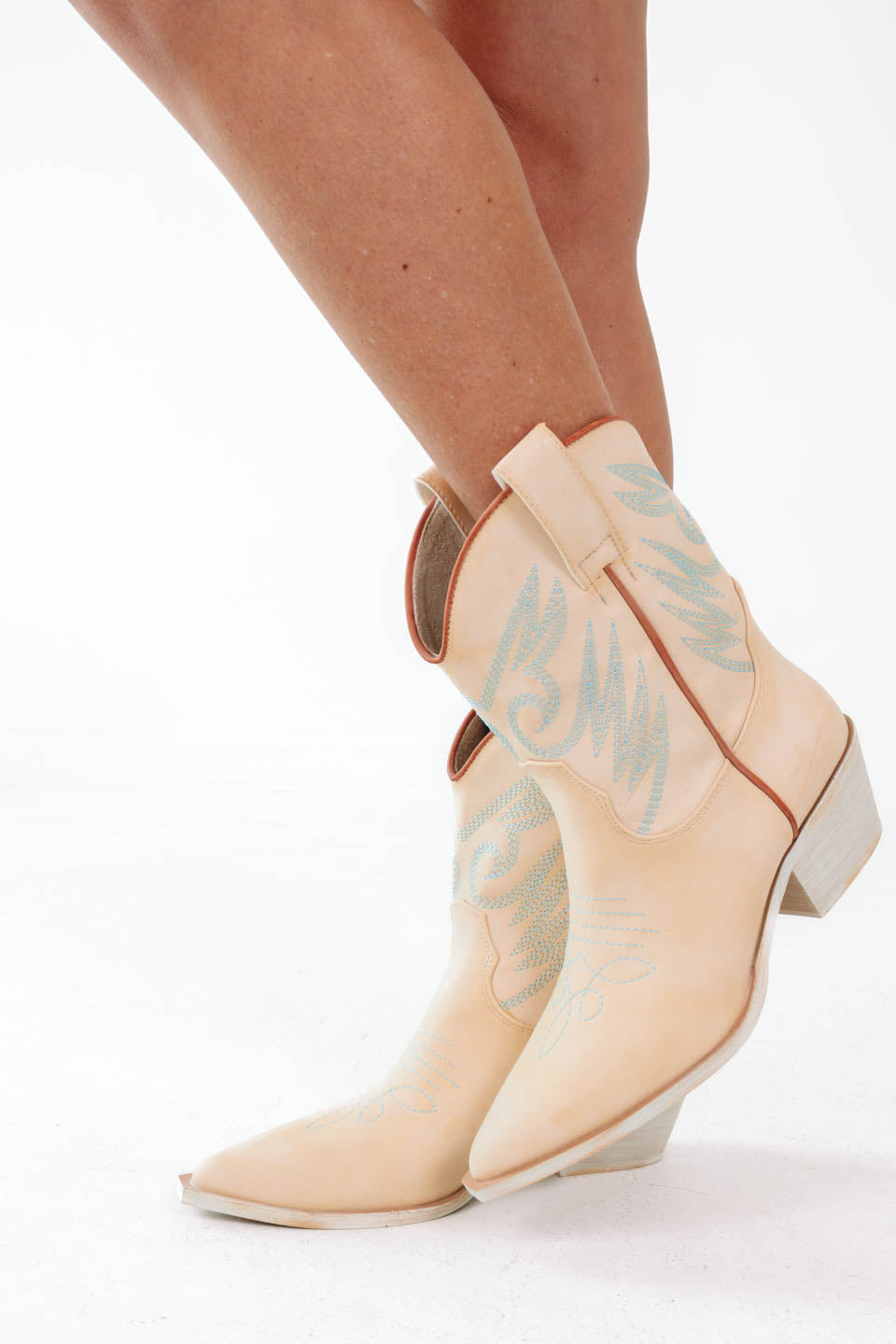 Zahara Boots - Cream - 6